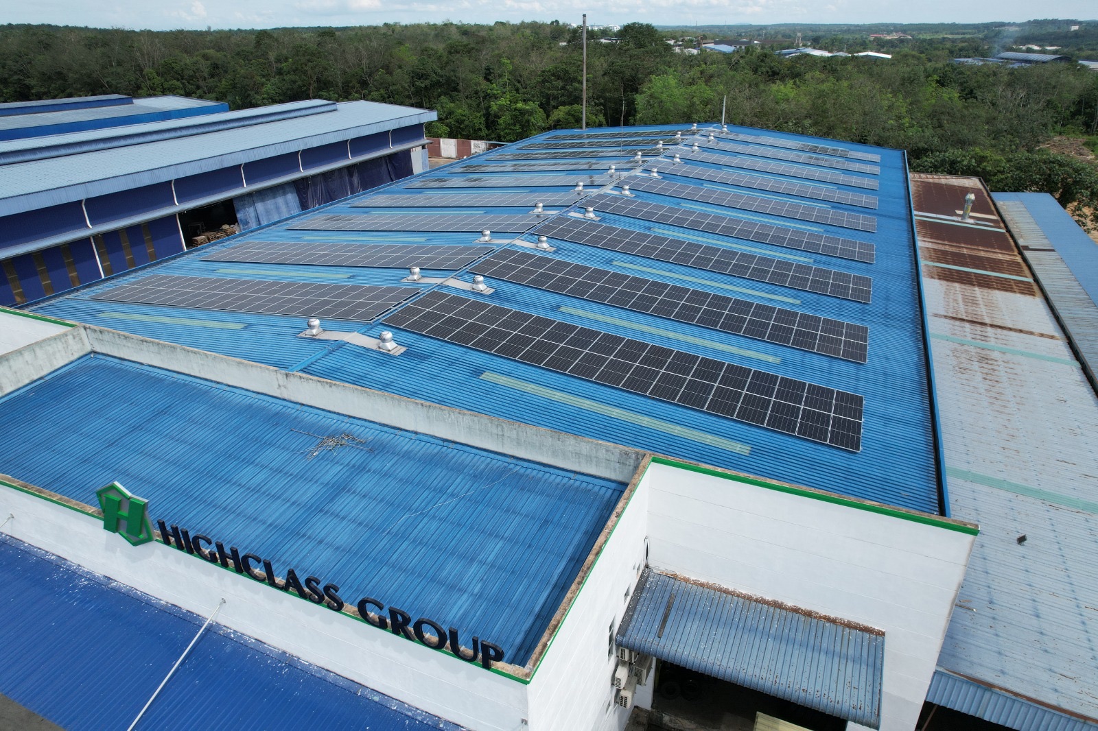 Highclass (轮胎厂) solar install — Johor